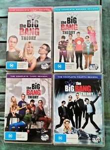 The Big Bang Theory DVD Series 1/2/3/4 . Discs VGC Rare  - Picture 1 of 5