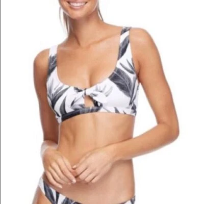 Top de bikini Body Glove para mujer blanco y negro talla XL Foto 1 de 4
