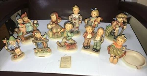 Goebel Hummel figurines Made in west Germany~set Of 10, Early Bee Mark - Picture 1 of 24
