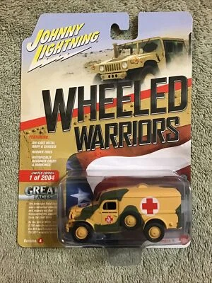 2019 Johnny Lightning WWII DODGE WC54 Ambulance Wheeled Warriors 1/64 VAR2 - Image 1 of 4