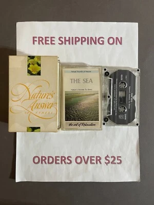 ART OF RELAXATION NATURE'S ANSWER TO STRESS 3X CASSETTE SET OCEAN RAIN FOREST - Image 1 of 3