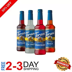 Zero-Calorie Flavor Syrup Pack - Strawberry, Peach, Coconut, Raspberry, 101.6 oz - Picture 1 of 10