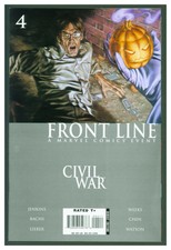 Front Line Civil War #4 VF/NM Marvel Comics 2006 Green Goblin Cover