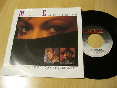 7" Single Mixed Emotions You want Love Vinyl Electrola 1C 006 14 7172 7 - Bild 1 von 2