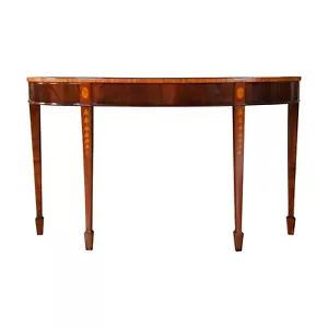 NOC015, Niagara Furniture, Mahogany Inlaid Console, Mahogany Console - Picture 1 of 9