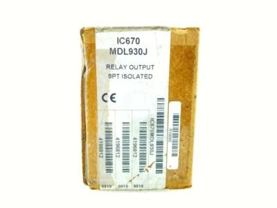 GE FANUC IC670MDL930J RELAY OUTPUT 8PT ISOLATED - Image 1 of 4