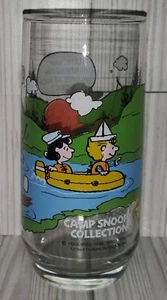 Vintage 1950-1968 Charlie Brown Camp Snoopy Collection Drinking Glass - Picture 1 of 7