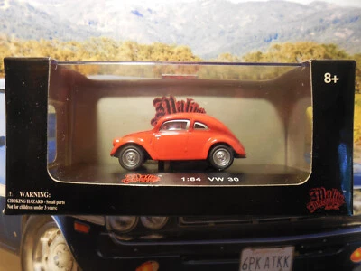 Malibu International LTD VW 30 1:64 VOLKSWAGEN BEETLE BUG RED IMPORT FREE SHIP - Image 1 of 4