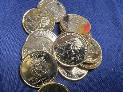 2008 State quarter (24k GOLD PLATED) New Mexico Coin UNCIRCULATED 1 - Image 1 of 2