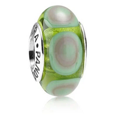 AUTÉNTICO ENCANTO PANDORA #790913 ESCALONES VERDES RETIRADO NUEVO Foto 1 de 2