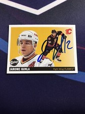 2002-03 Upper Deck Vintage Hockey 39 Jarome Iginla Autograph Calgary Flames Auto