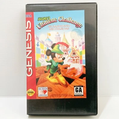 Mickey’s Ultimate Challenge + Box - Sega Genesis - Tested & Working - Free Post - Image 1 of 4