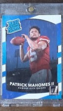 2017 Donruss Patrick Mahomes II Rated Rookie Card RC #327 Chiefs