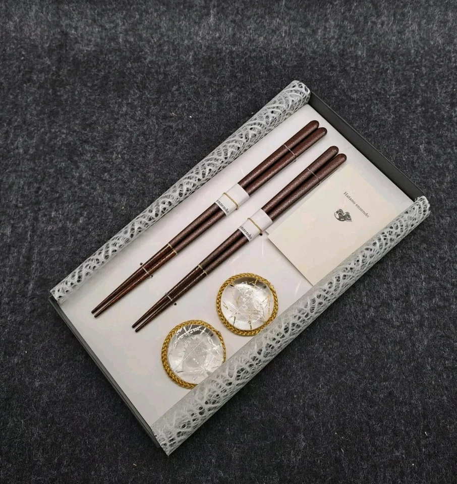 Ohashi exklusive original japanische Essstäbchen ENZENDO im Set Urushi  - Bild 1 von 4