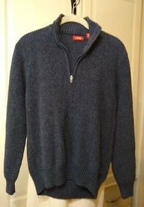 Izod Women's Pullover Cotton Sweater Blue Gray Small Petite - Picture 1 of 9
