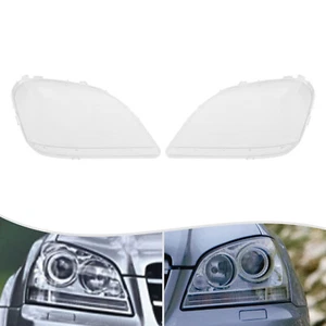 Pair Headlight Headlamp Clear Lens Cover For 2006-08 Mercedes Benz ML Class W164 - Picture 1 of 23