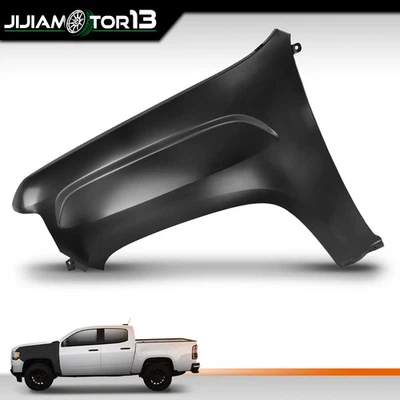 Крыло переднее левое со стороны водителя стальное черное подходит для 2015-2022 GMC Canyon - Изображение 1 из 4