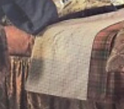 Ralph Lauren Home Churchill Tattersall 双张套装 3 件套 100% 棉 复古 美国 — 第 1/4 张图片