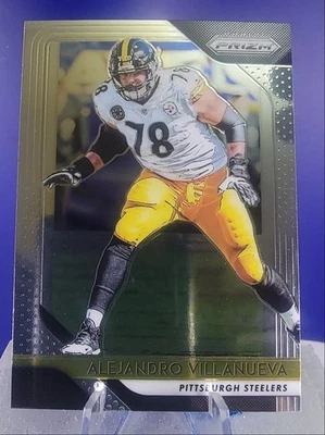 2018 Panini Prizm #37 Alejandro Villanueva - Pittsburgh Steelers - Image 1 of 2