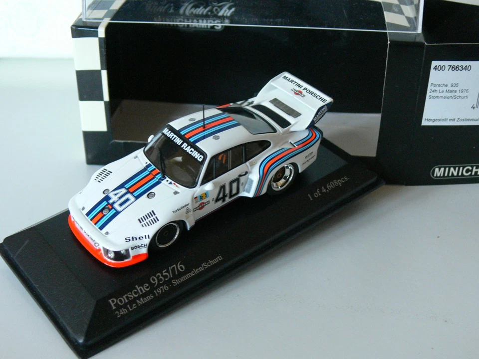 Minichamps 1:43 Porsche 935/76 #40 24Hr Le Mans 1976  Ltd Ed 1 of 4,608 pcs - Изображение 1 из 4