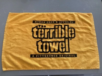 Toalla Terrible Myron Cope Oficial McArthur Años 90 De Colección Pittsburgh Steelers Foto 1 de 4