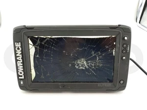 LOWRANCE ELITE 9 TI2 BOAT FISHFINDER CHARTPLOTTER 9" DISPLAY HEAD UNIT SCREEN - Picture 1 of 7