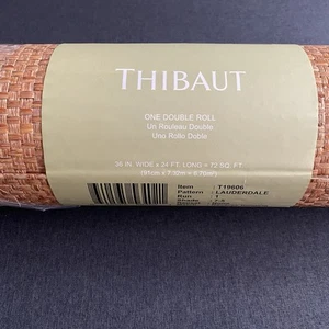 Thibaut Wallpaper Lauderdale Raffia New Opened Pack 91 x 732cm T19606 60% Off RP - Picture 1 of 8