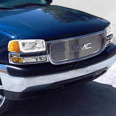 PARA GMC YUKON/SIERRA 1500 2500 CROMO DRL FARO LED + PARACHOQUES CON REFLECTOR ÁMBAR Foto 1 de 4