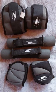Trainingsgewichte 4er Set Fuß- und Handgelenke Manschetten, 2 Hanteln - Bild 1 von 1
