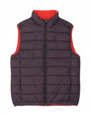 Chaleco acolchado reversible INVICTA para hombre Reino Unido 44 2XL azul marino poliéster DU55 Foto 1 de 4