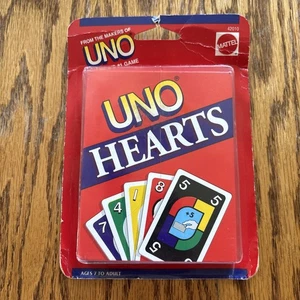 Rare Vintage Mattel Uno Hearts Card Game - Stock /Factory Sealed - Picture 1 of 4