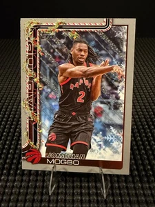 Jonathan Mogbo 2025-26 Topps Holiday Silver Glitter #H23  Raptors - Picture 1 of 2