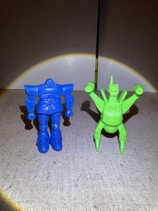 Vintage 1980s Gundam? Hard Plastic Robots Rare Lot of 2 - Picture 1 of 7