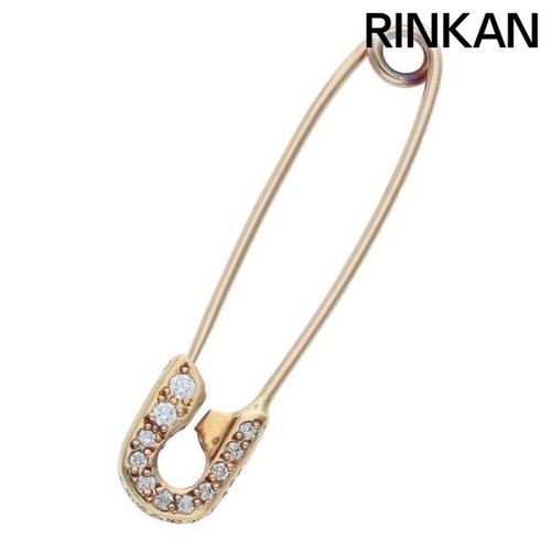 CHROME HEARTS Spilla di sicurezza cuori cromati 22k S P DMND piccola pavè diamante oro collana top usata