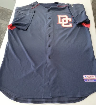 Team Issued #44 Majestic Washington Nationals 2XL Jersey Game Used Worn VTG XXL - Image 1 of 4