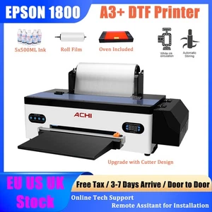 DTF A3 1800 Printer Direct to Film T shirt Flatbed Heat Transfer Printer DTF INK - Picture 1 of 18