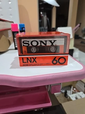 Cinta Cassette Sony Vintage LNX 60 Minutos Tipo I Posición Nueva Sellada C3 Foto 1 de 3