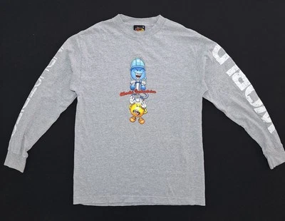 Vintage World Industries Blind Skateboard Tee 90s Wet Willy Flame Boy T Shirt M - Image 1 of 4