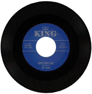 ROY BROWN  "HURRY HURRY BABY c/w UP JUMPED THE DEVIL"  1953  R&B CLASSIC - Image 1 of 2