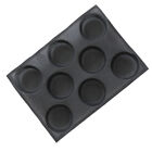 Non-Stick Silicone Bun for Perfectly Round Ice Cubes (Black)