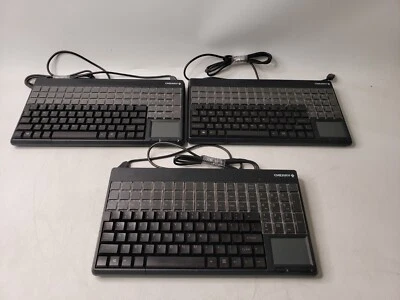LOT OF 3 Cherry SPOS G86 Keyboard Programmable/Touchpad/USB - Image 1 of 4