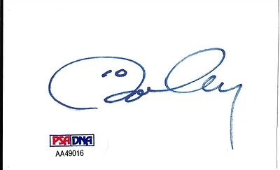 Ron Cey Signed Cut Index Card PSA/DNA COA Baseball Dodgers World Series MVP Auto - Image 1 of 4