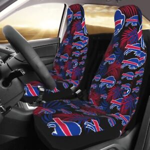 2pcs Buffalo Bills Elastic Car Seat Covers Printed Seat Cover Universal