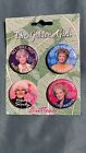 The Golden Girls Buttons Set Of 4 ABC Studios Television Series Vintage