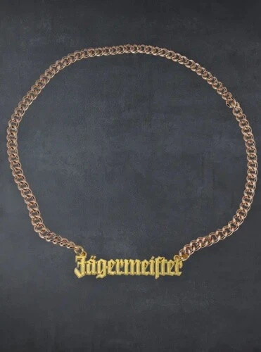 Jägermeister Goldkette (Edelstahl gefärbt)
