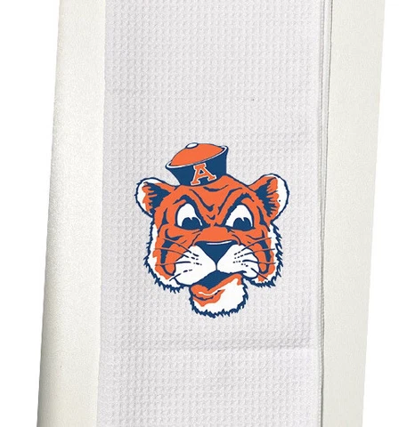 Auburn Tigers Golf Towel, 12 x 20, with carabiner Cover