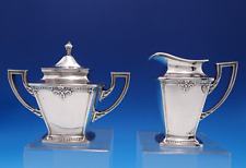 Trianon by International Sterling Silver Sugar and Creamer Set 2pc#C310 (#7628)