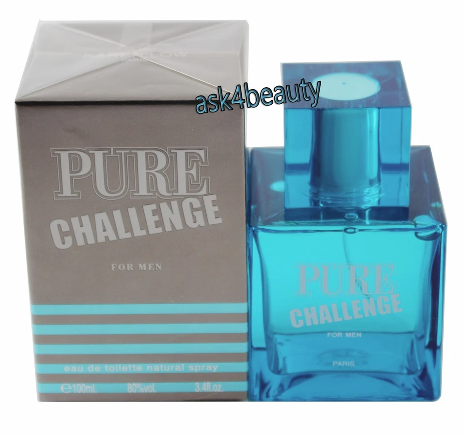 Karen Low Pure Challenge 3.3/3.4 盎司 Edt 男士喷雾全新带盒 — 第 1/1 张图片