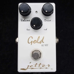 USED Jetter Gear Gold 45/100 overdrive pedal Guitar Effects Free Shipping - Picture 1 of 4