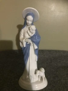 GEROLD-PORZELLAN/ BAVARIA Mother Mary Baby Jesus Germany Porcelain - Picture 1 of 4